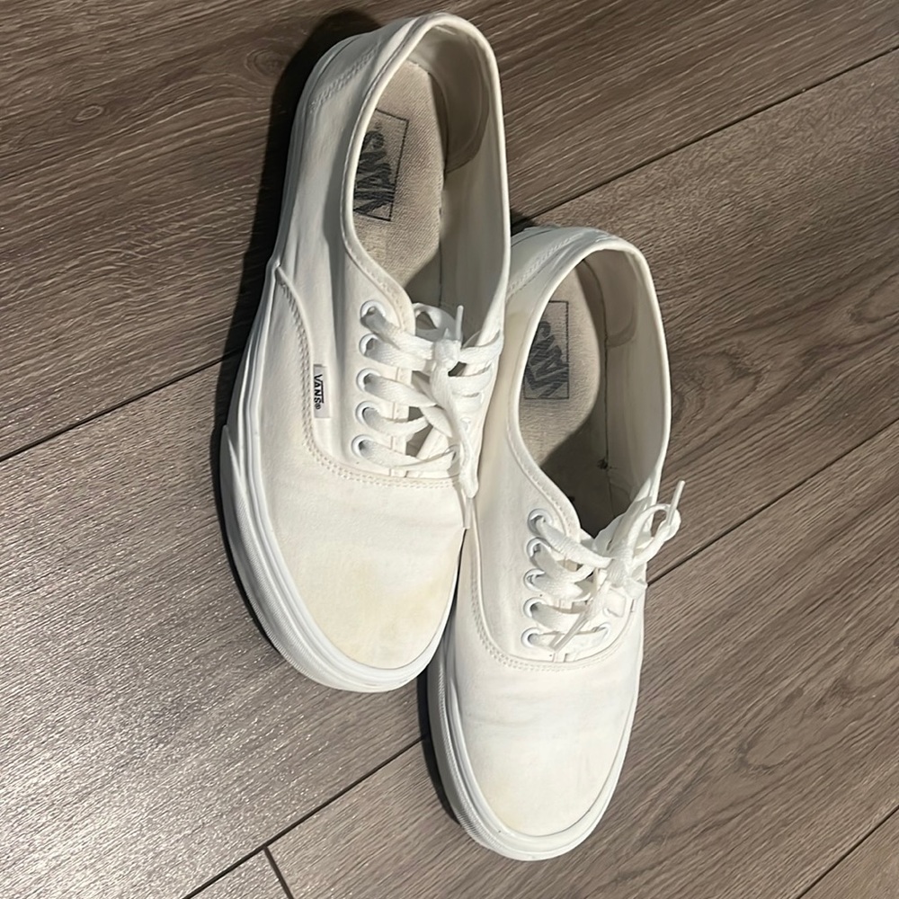 White Mens Vans
